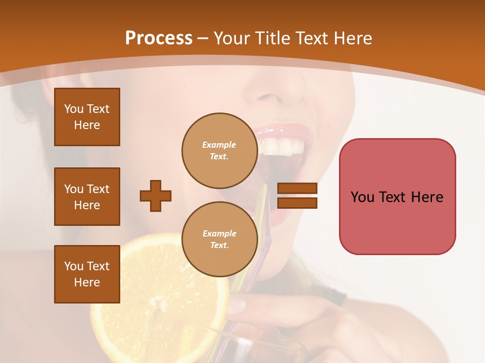 Health Care Face Pleasure PowerPoint Template