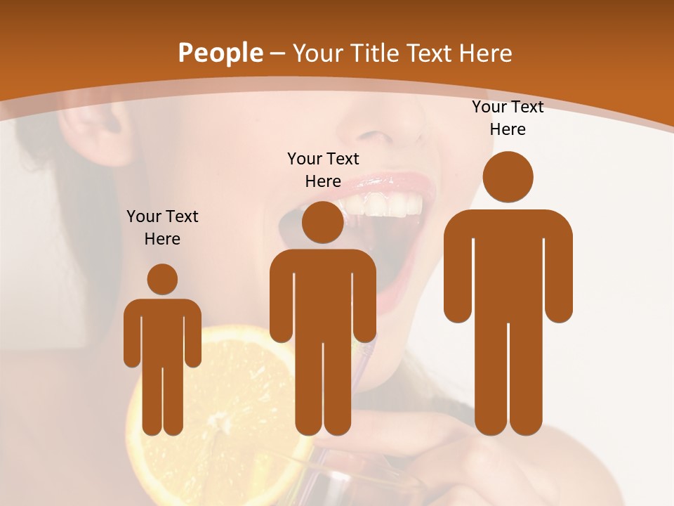 Health Care Face Pleasure PowerPoint Template