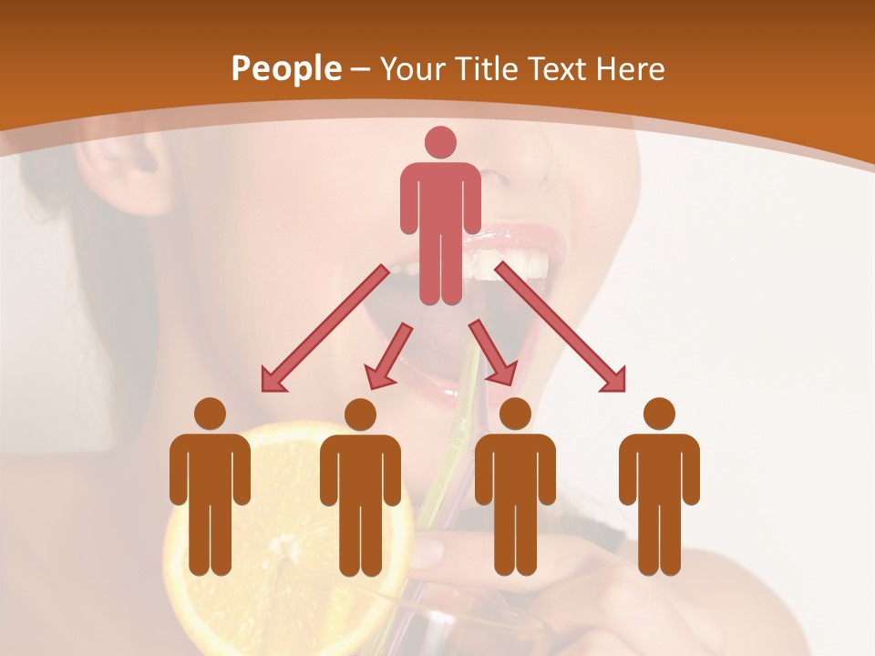 Health Care Face Pleasure PowerPoint Template