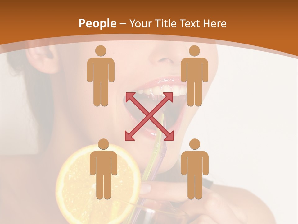 Health Care Face Pleasure PowerPoint Template