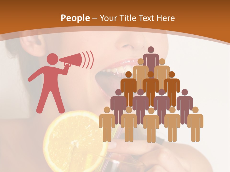 Health Care Face Pleasure PowerPoint Template