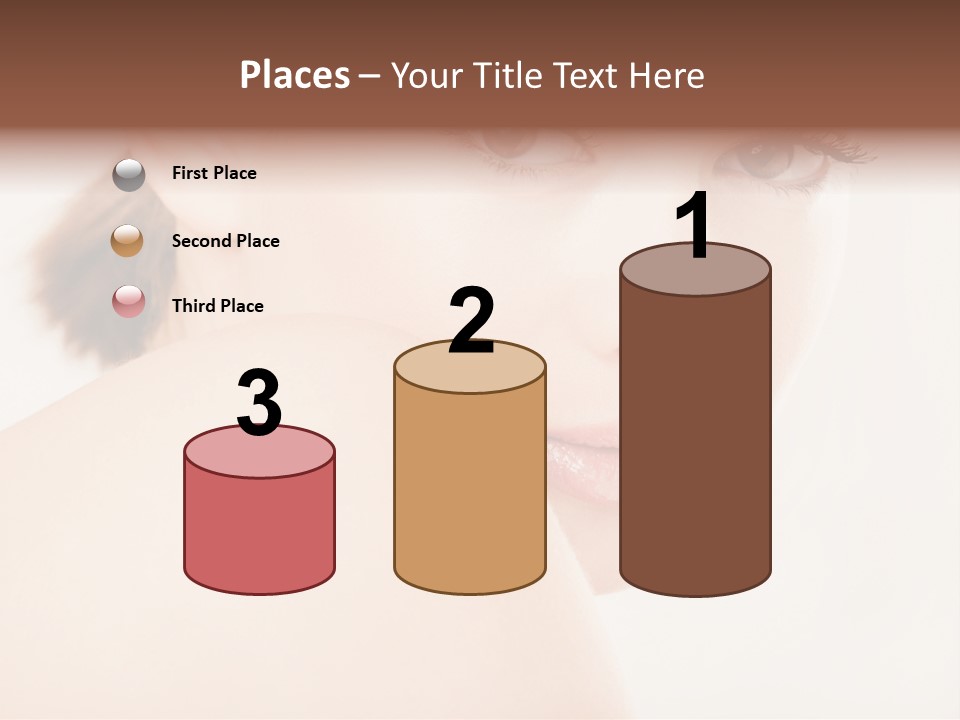 Brown Pretty Eyes PowerPoint Template