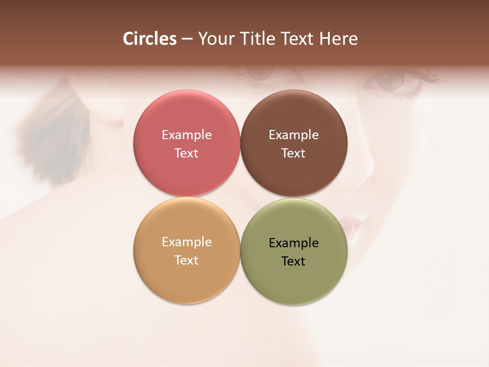 Brown Pretty Eyes PowerPoint Template