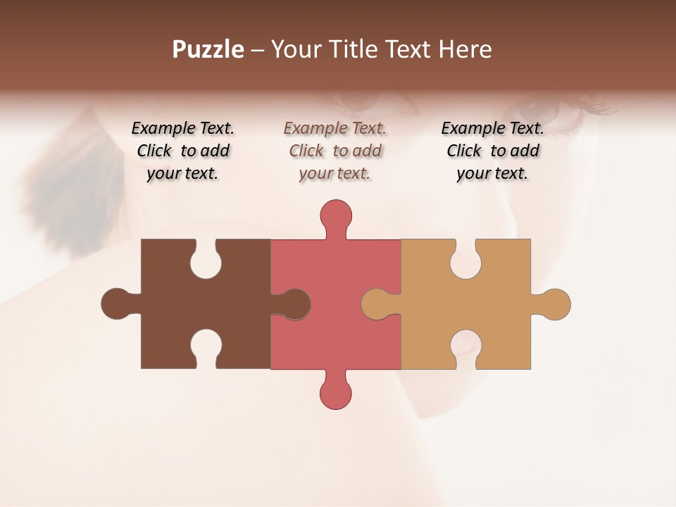 Brown Pretty Eyes PowerPoint Template