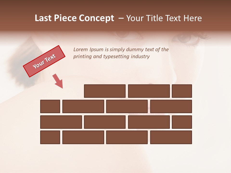 Brown Pretty Eyes PowerPoint Template