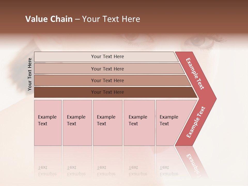 Brown Pretty Eyes PowerPoint Template