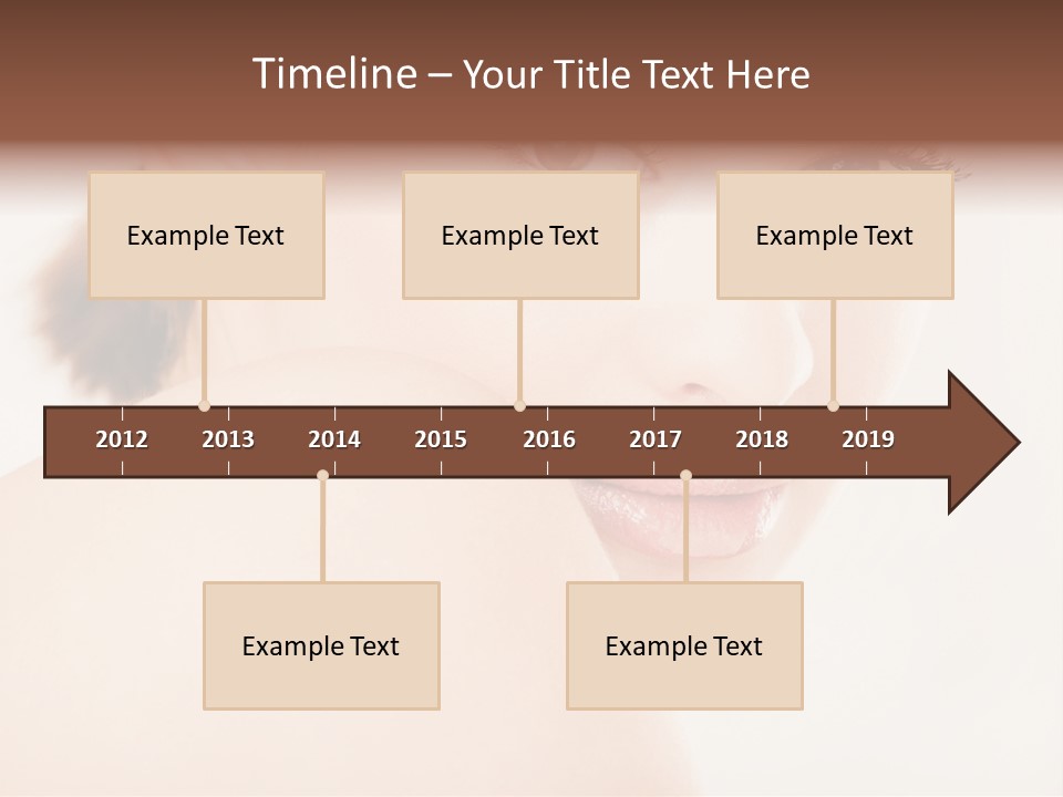 Brown Pretty Eyes PowerPoint Template