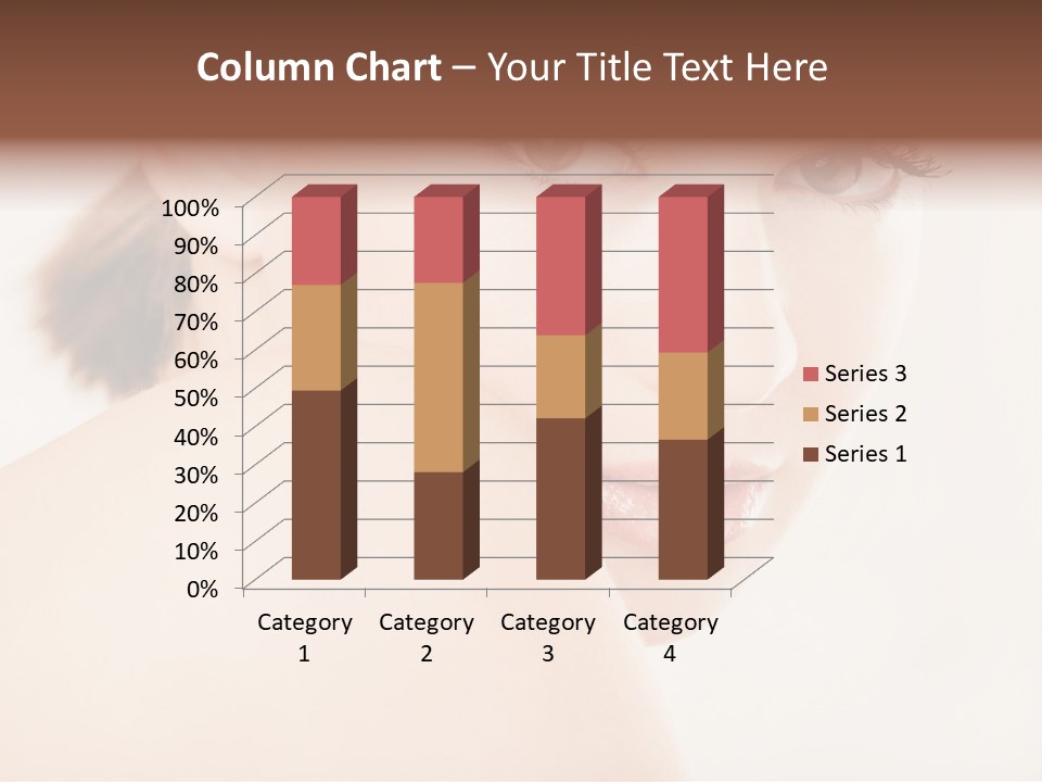 Brown Pretty Eyes PowerPoint Template