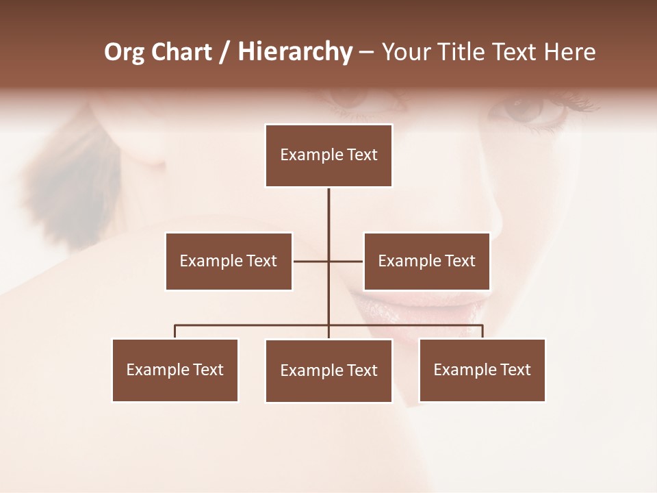 Brown Pretty Eyes PowerPoint Template