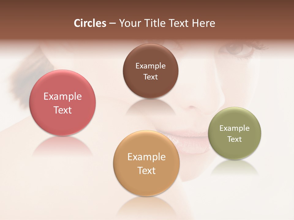 Brown Pretty Eyes PowerPoint Template