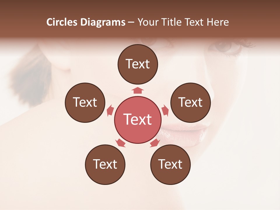 Brown Pretty Eyes PowerPoint Template
