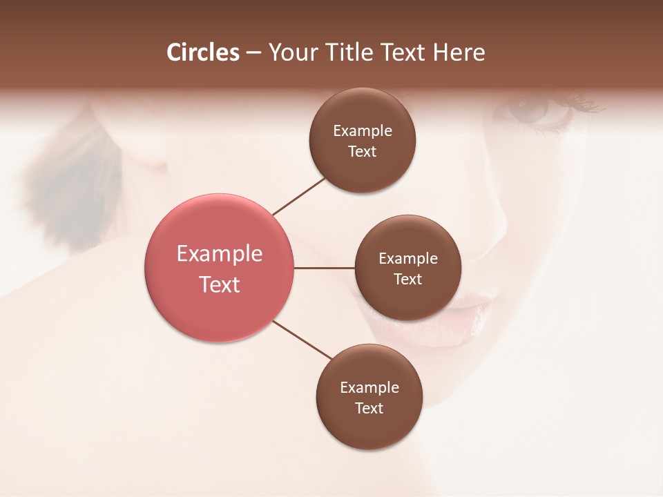 Brown Pretty Eyes PowerPoint Template