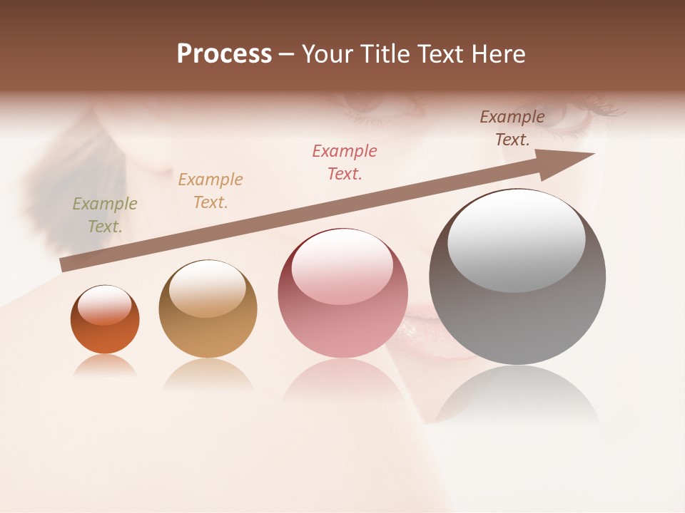Brown Pretty Eyes PowerPoint Template