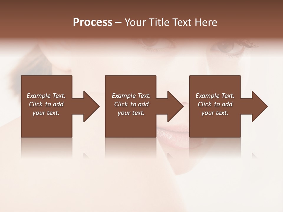 Brown Pretty Eyes PowerPoint Template