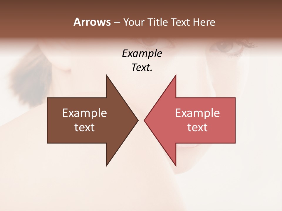 Brown Pretty Eyes PowerPoint Template