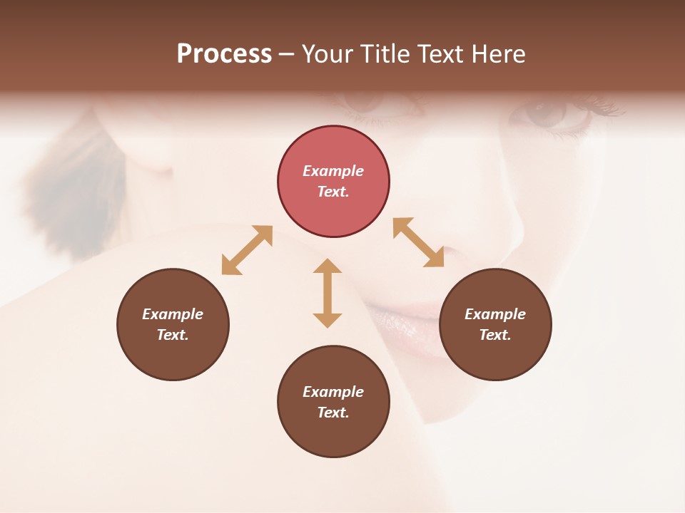 Brown Pretty Eyes PowerPoint Template