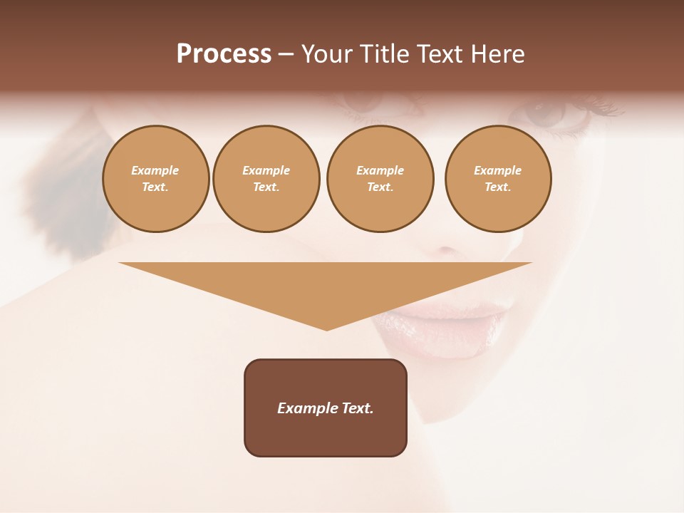 Brown Pretty Eyes PowerPoint Template