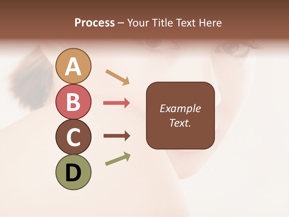 Brown Pretty Eyes PowerPoint Template