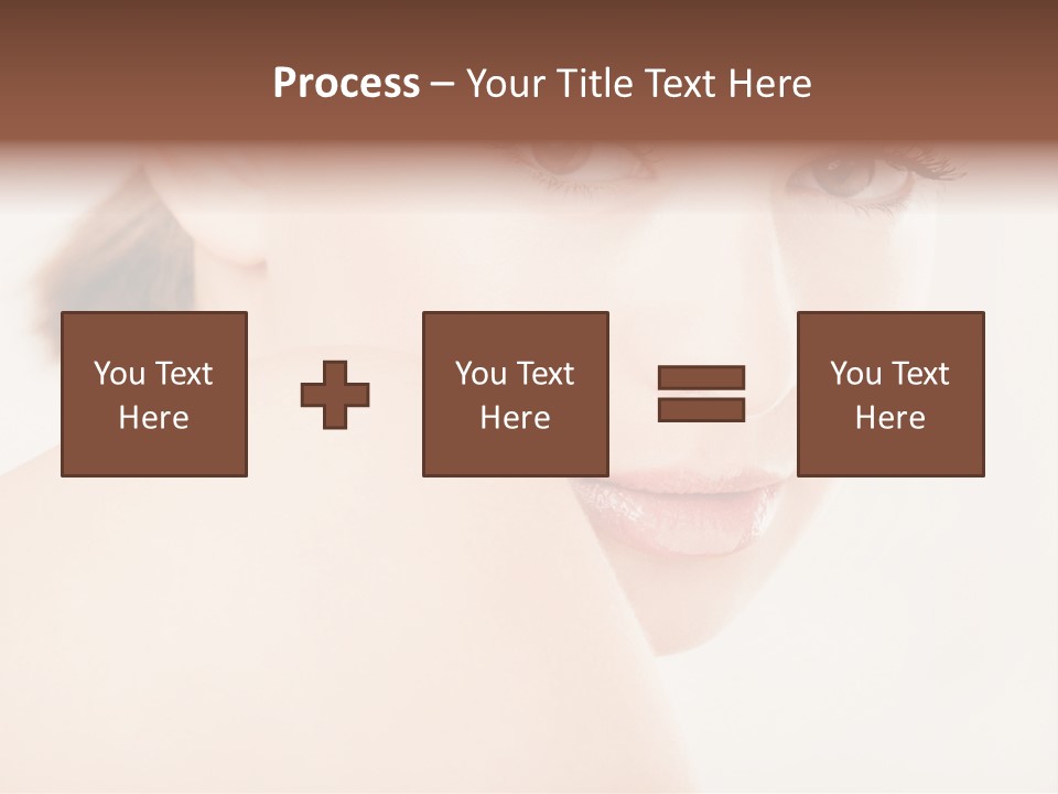 Brown Pretty Eyes PowerPoint Template