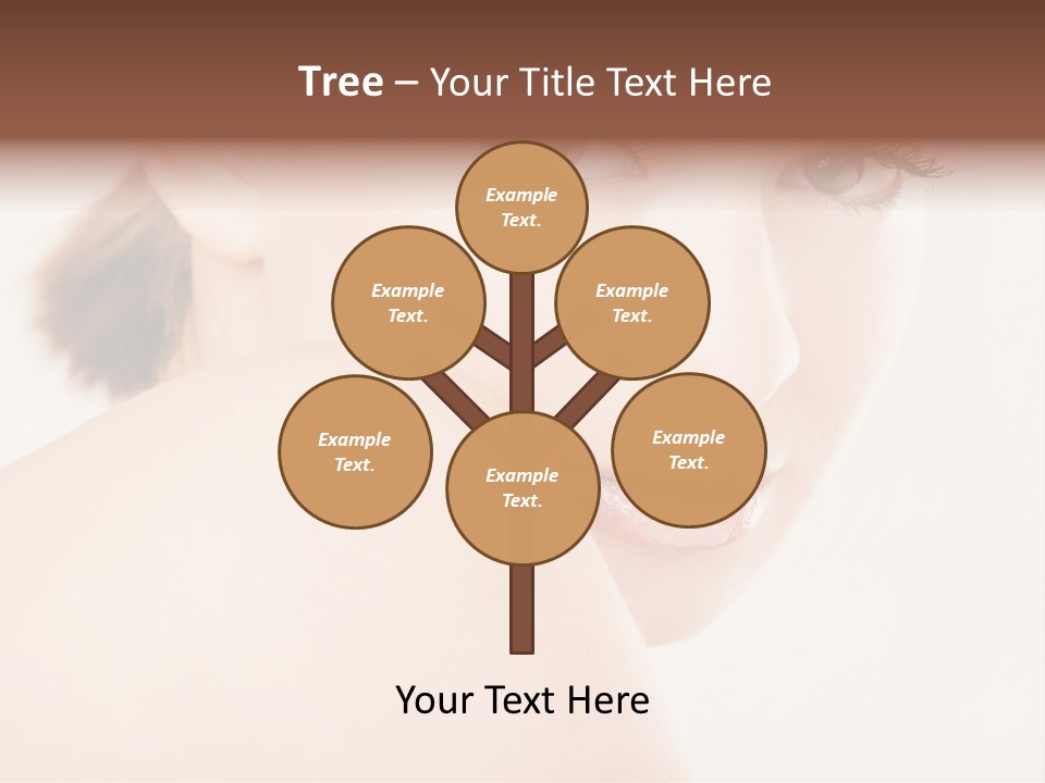 Brown Pretty Eyes PowerPoint Template