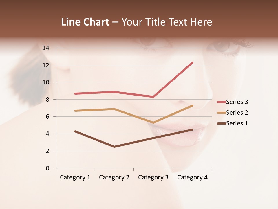 Brown Pretty Eyes PowerPoint Template