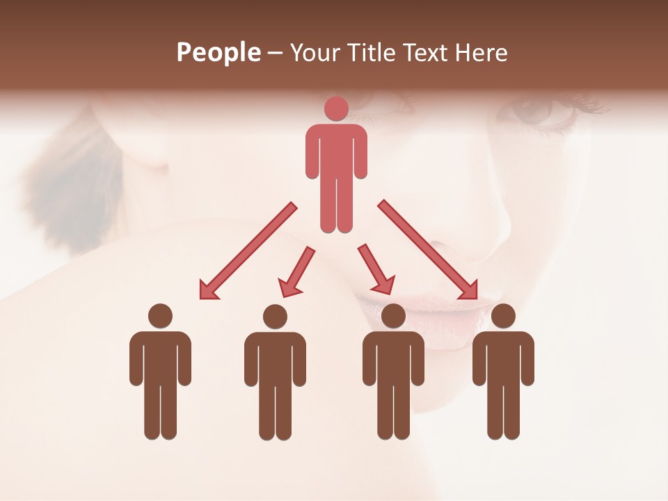 Brown Pretty Eyes PowerPoint Template