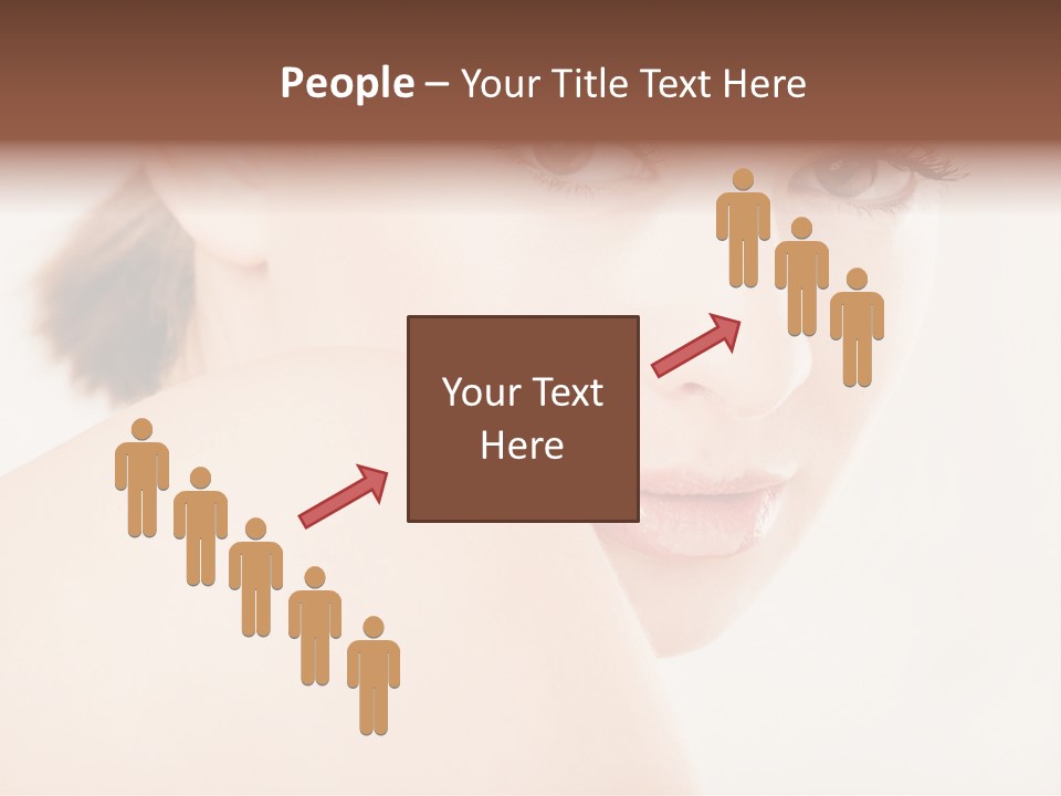 Brown Pretty Eyes PowerPoint Template
