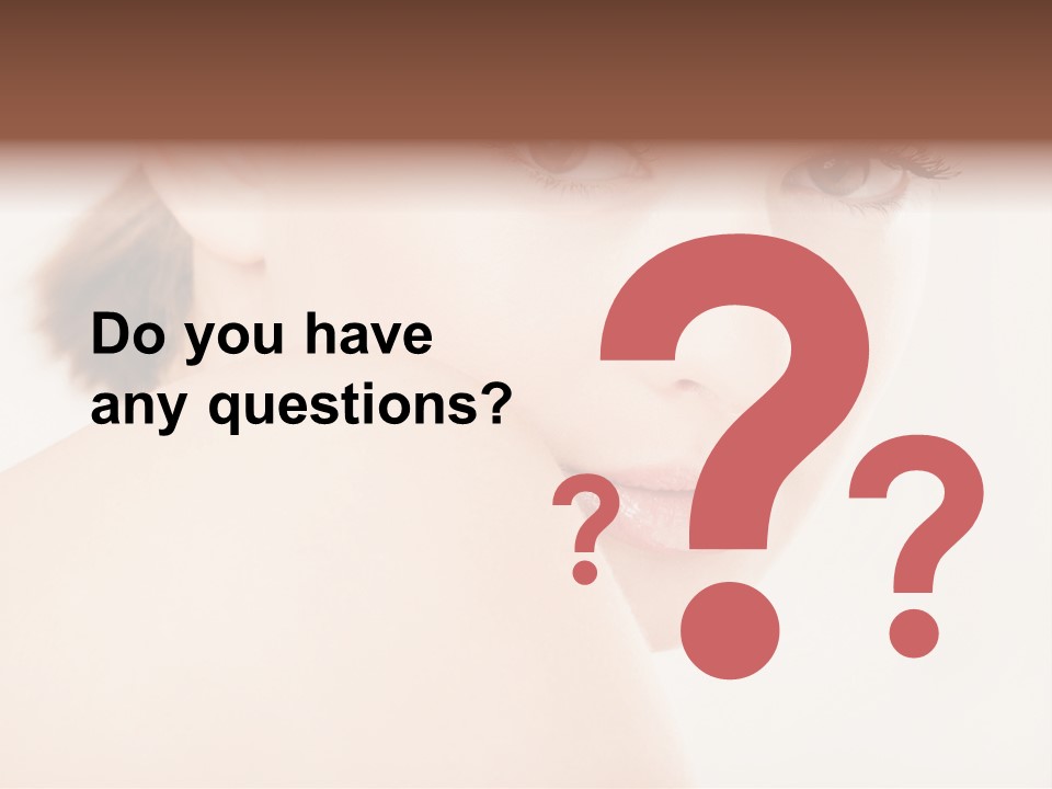 Brown Pretty Eyes PowerPoint Template