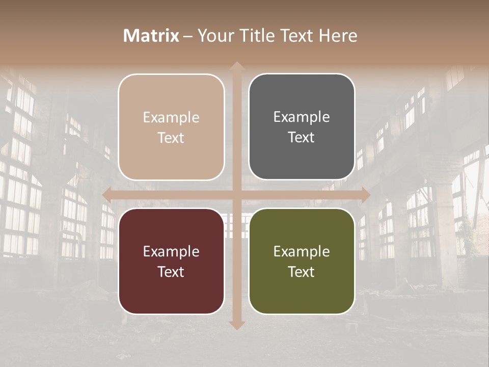Industrial Interior PowerPoint Template