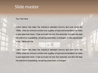 Industrial Interior PowerPoint Template
