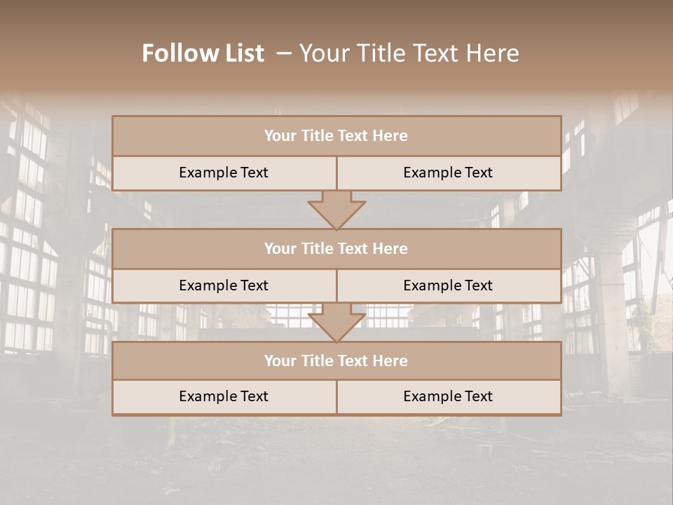 Industrial Interior PowerPoint Template