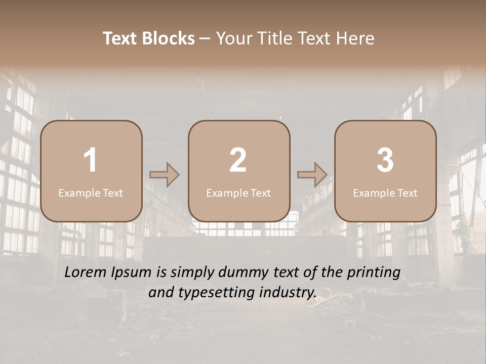 Industrial Interior PowerPoint Template