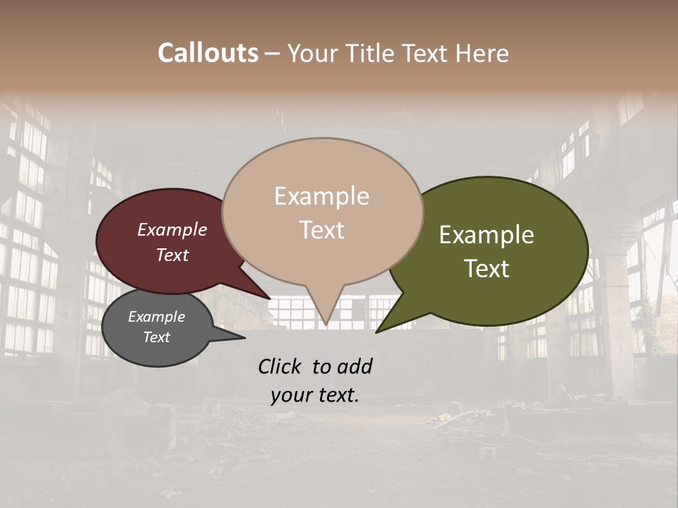 Industrial Interior PowerPoint Template