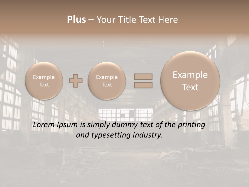 Industrial Interior PowerPoint Template