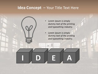 Industrial Interior PowerPoint Template