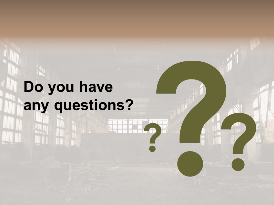 Industrial Interior PowerPoint Template