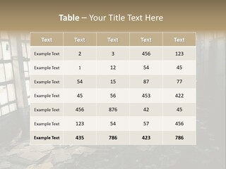 Abandoned Industrial PowerPoint Template