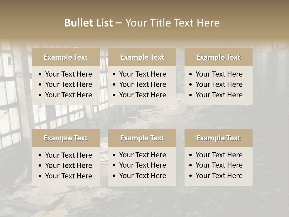 Abandoned Industrial PowerPoint Template