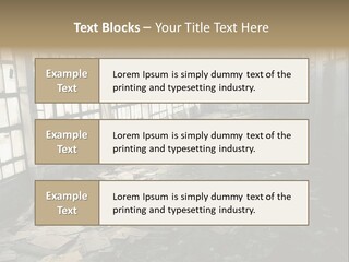 Abandoned Industrial PowerPoint Template