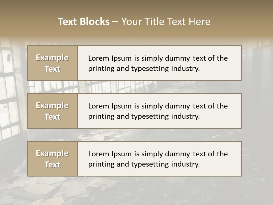 Abandoned Industrial PowerPoint Template