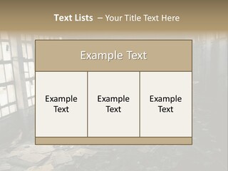 Abandoned Industrial PowerPoint Template