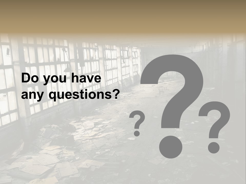 Abandoned Industrial PowerPoint Template