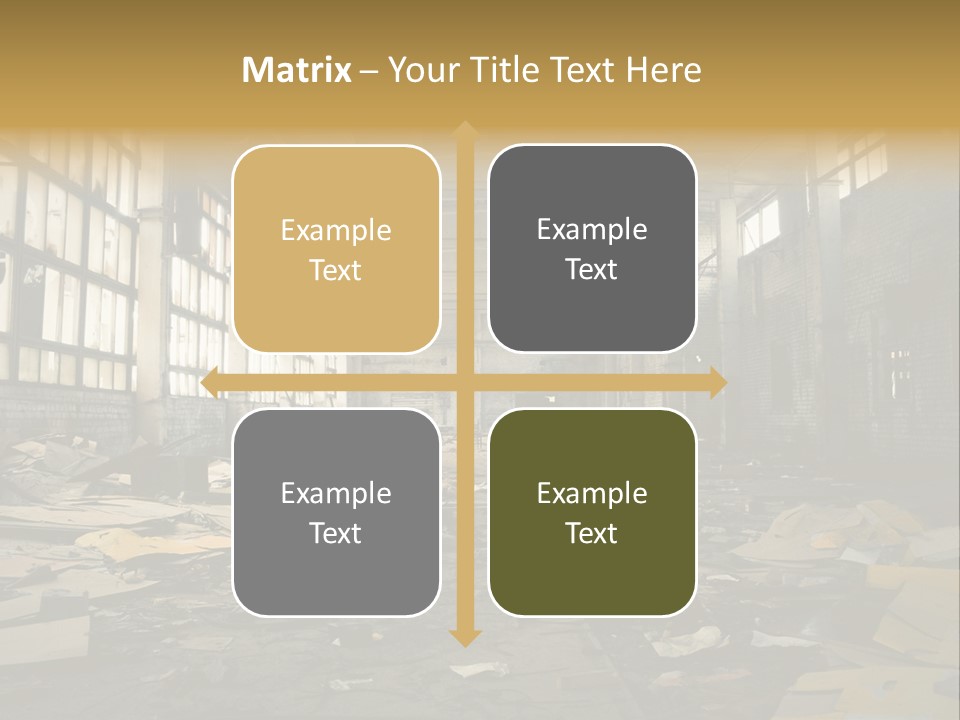 Industrial Abandoned PowerPoint Template