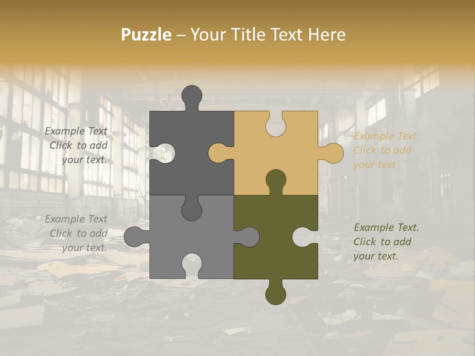 Industrial Abandoned PowerPoint Template