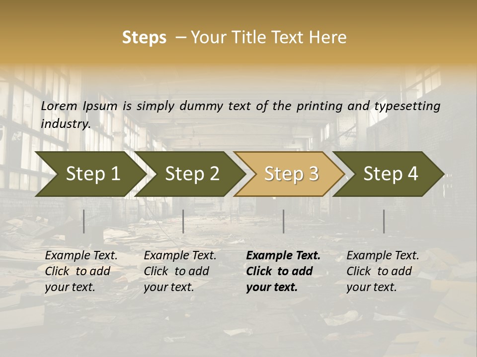 Industrial Abandoned PowerPoint Template