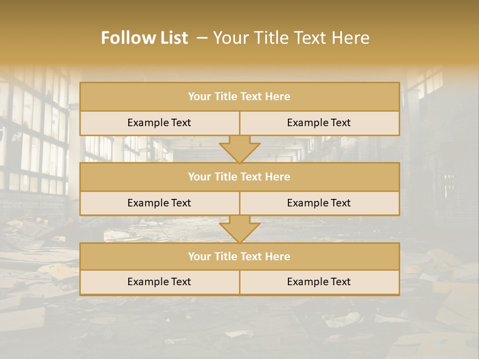 Industrial Abandoned PowerPoint Template