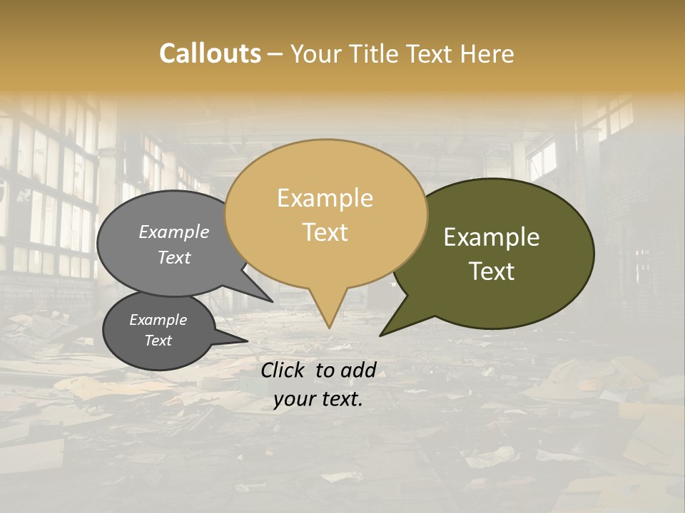 Industrial Abandoned PowerPoint Template