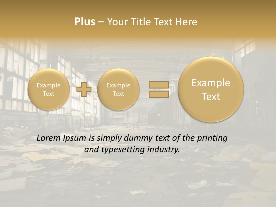 Industrial Abandoned PowerPoint Template