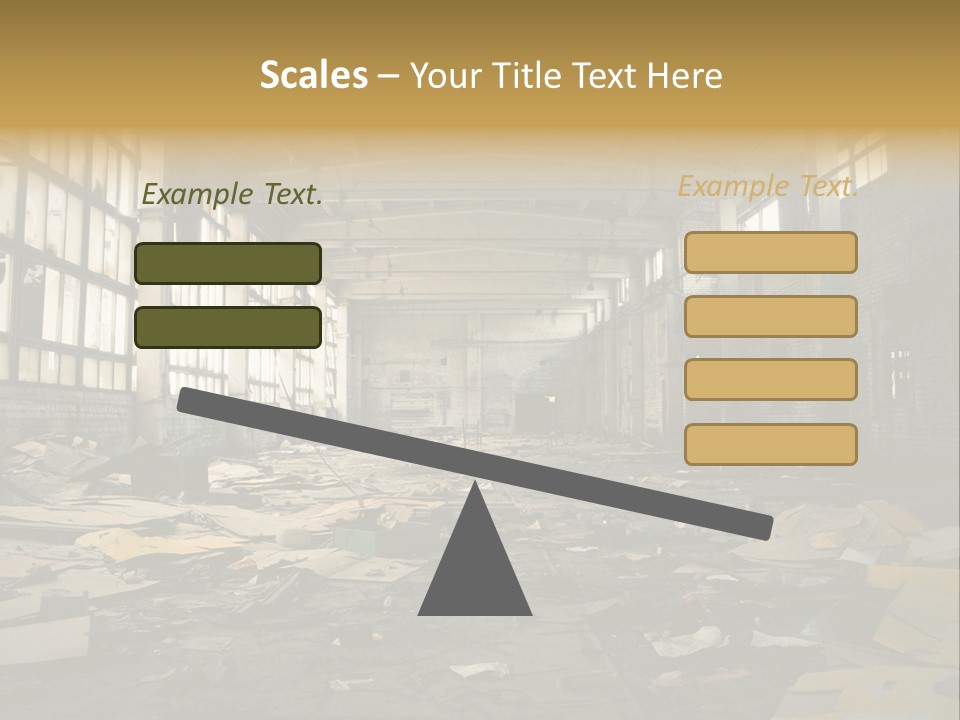 Industrial Abandoned PowerPoint Template