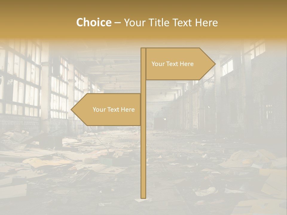 Industrial Abandoned PowerPoint Template